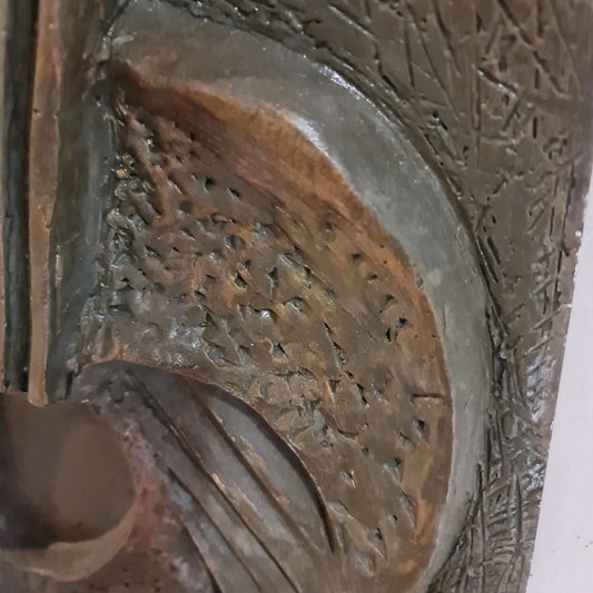 Plaster Moulded Artwork Wall Sculpture