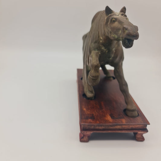 Tang Dynasty Brass Horse Style Antique