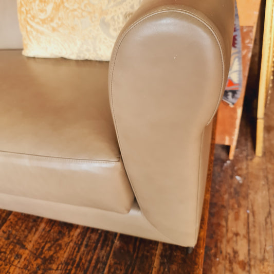 Couch Sofa Bed Leather Settee