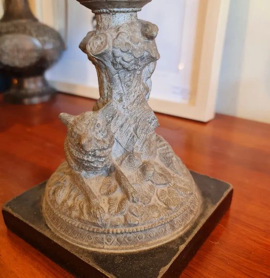 Antique Paraffin Lamp in the Banquet Style