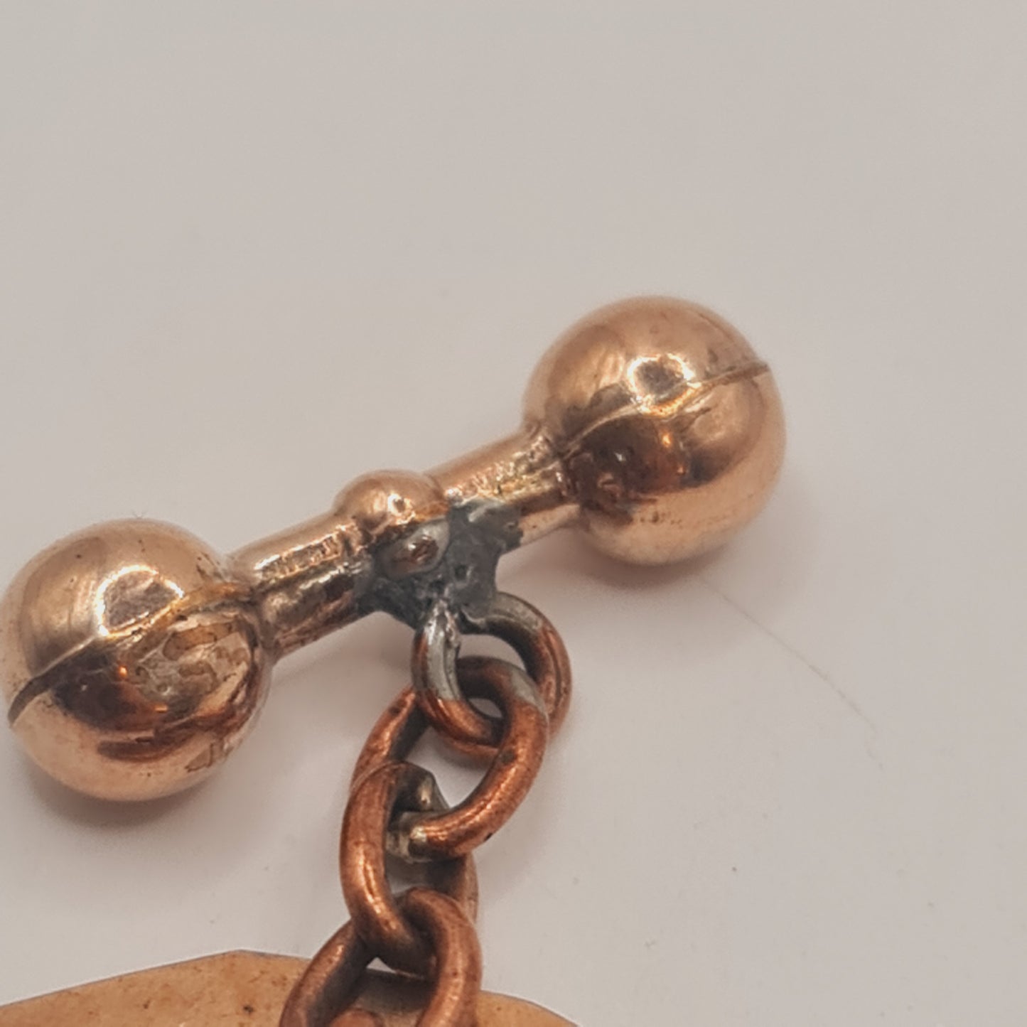 Vintage Gold Plated Chain Link Cufflinks