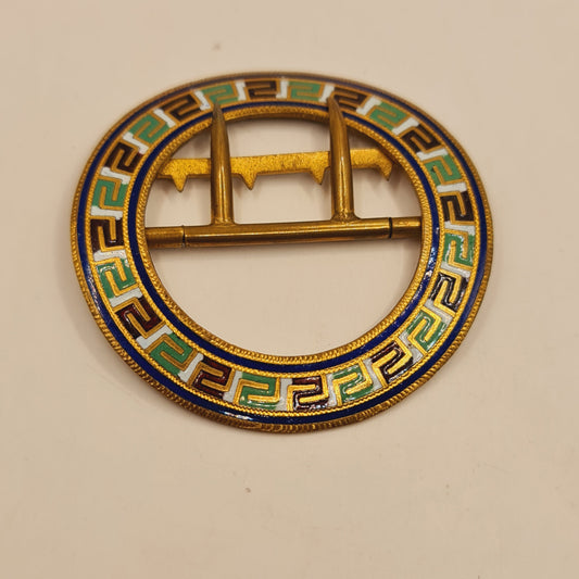Edwardian Enamel Buckle