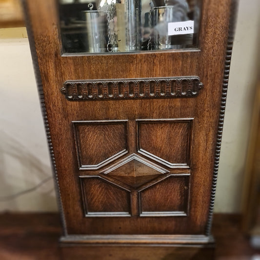 Grandfather Clock in Oak Case Germany