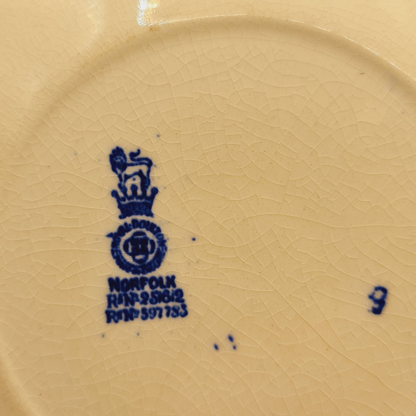 Norfolk Pattern Royal Doulton Vintage Cup and Saucer China
