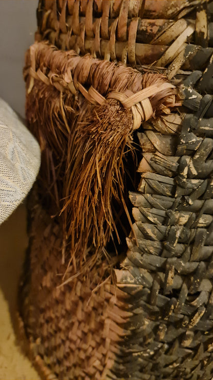 Life Size Woven PNG Headress Ceremonial Figure