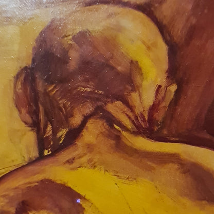 Nude Painting of Male by Roz McQuillan
