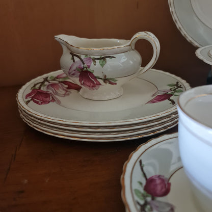 China Setting Part Magnolia by Myott