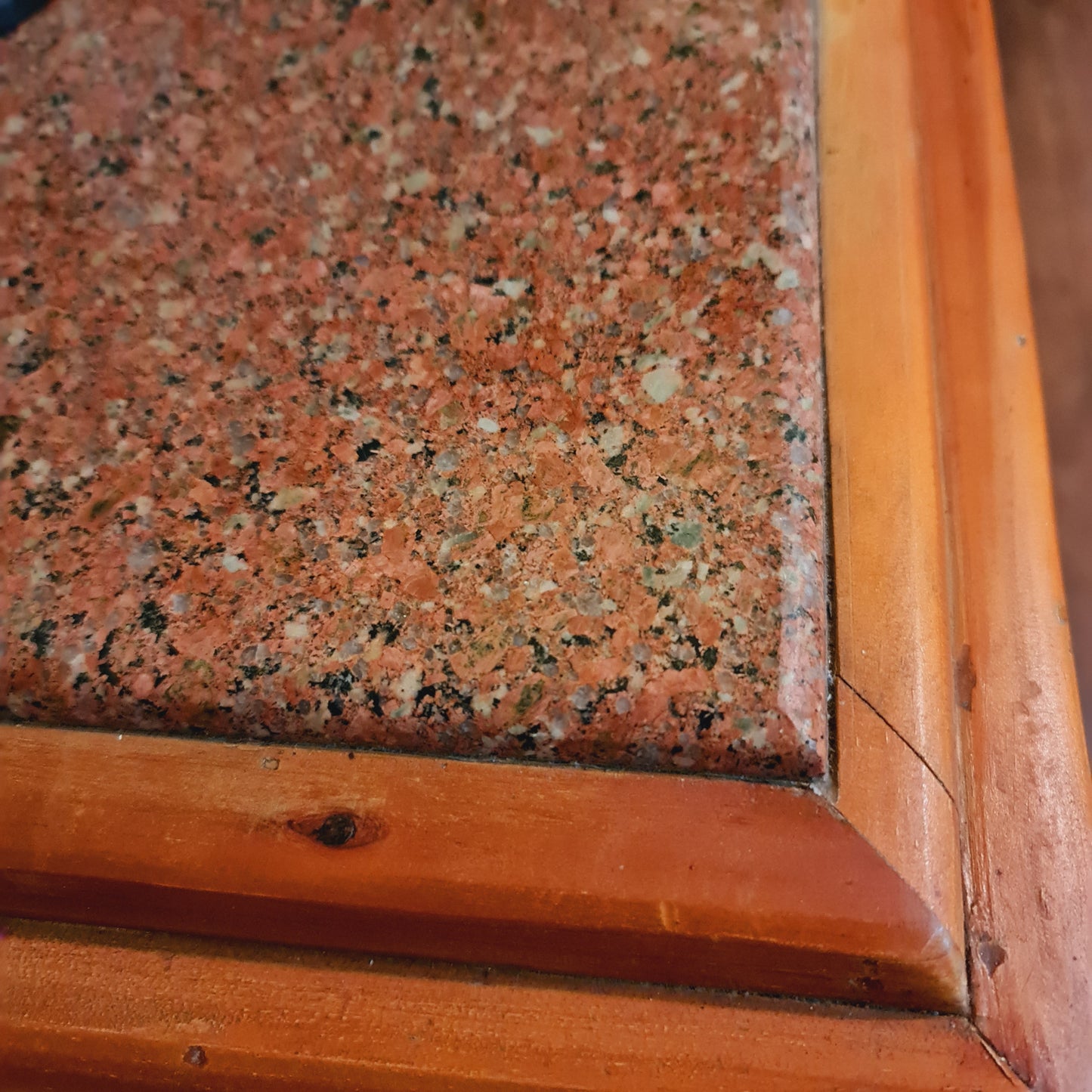 Marble Top Bar Bench Kitchen Food Prep