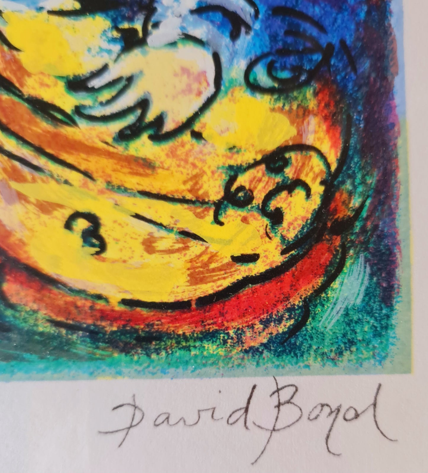 David Boyd Silkscreen Limited Edition Authorised Guitar