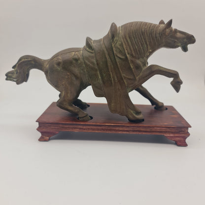 Tang Dynasty Brass Horse Style Antique