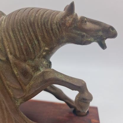 Tang Dynasty Brass Horse Style Antique
