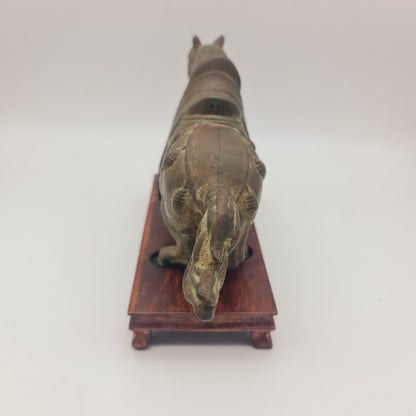Tang Dynasty Brass Horse Style Antique