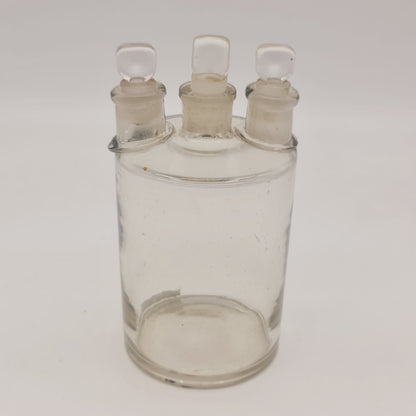 Vintage Antique Bottle Flask Woulffe Chemist Pharmaceutical