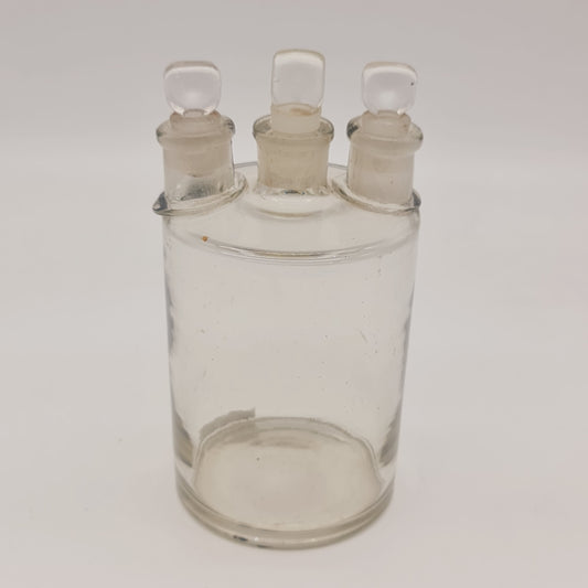 Vintage Antique Bottle Flask Woulffe Chemist Pharmaceutical