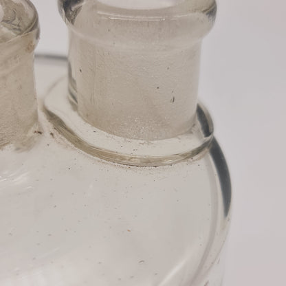 Vintage Antique Bottle Flask Woulffe Chemist Pharmaceutical