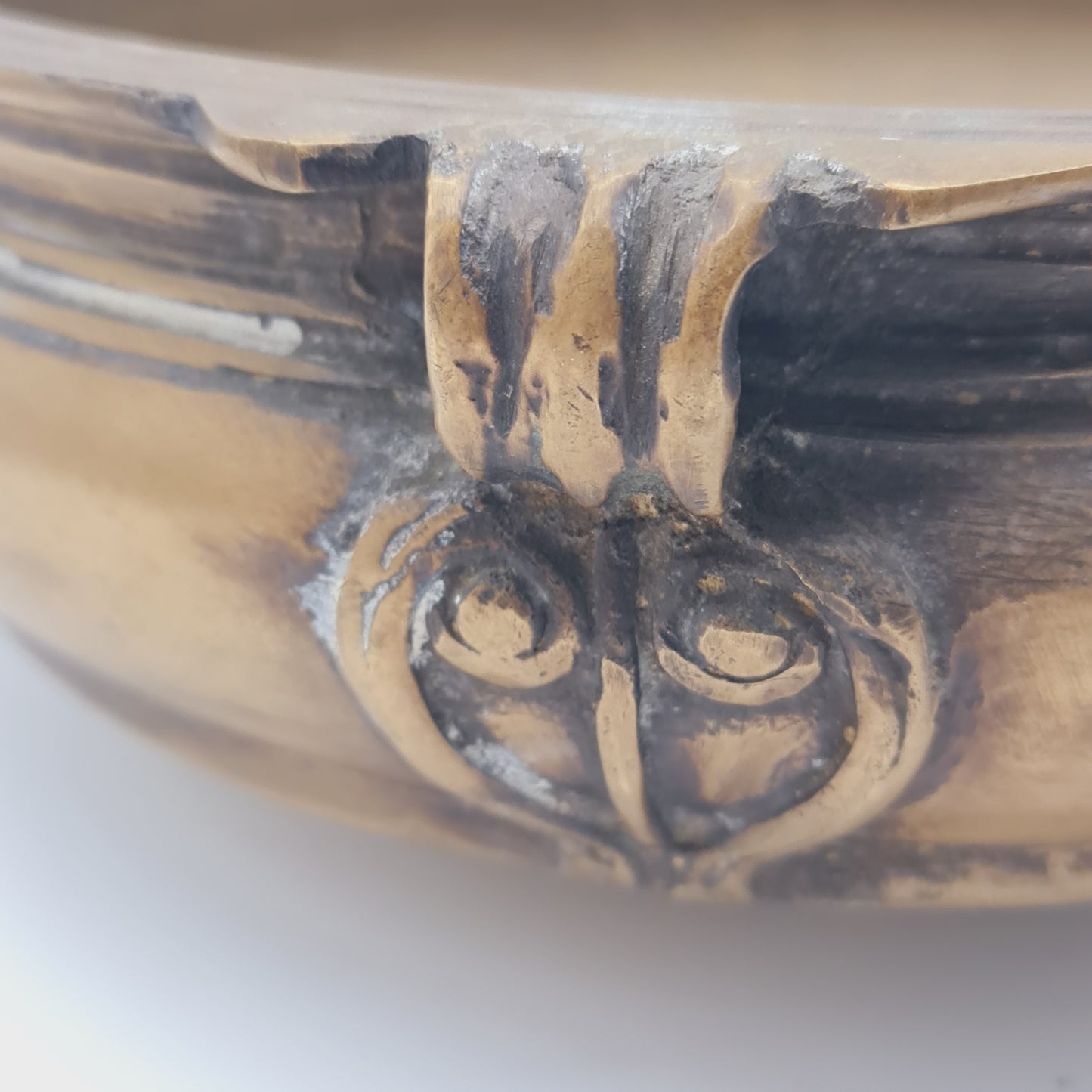 Temple Bowl Brass Indian Sacred Water