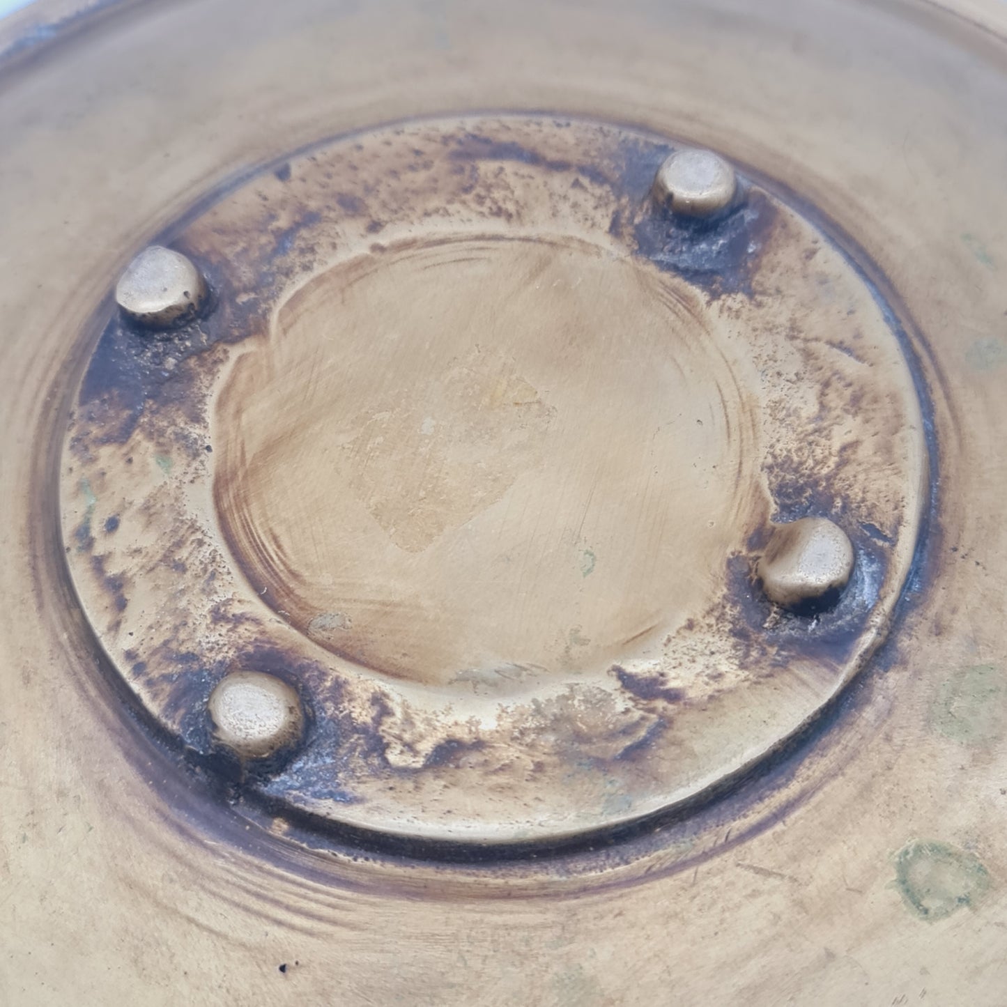 Temple Bowl Brass Indian Sacred Water