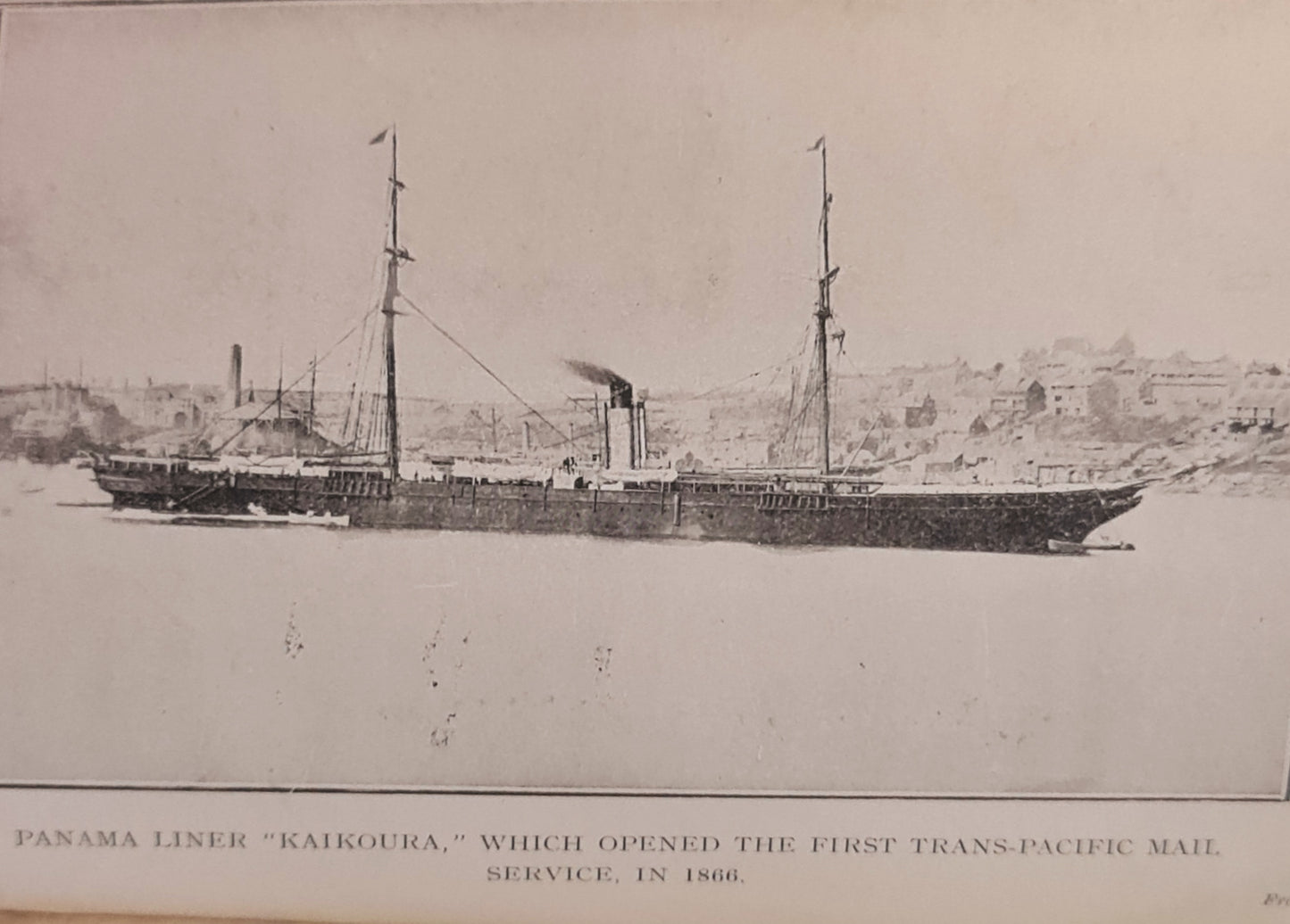 Steamship Memorabilia Vintage Nautical Travel Shipping
