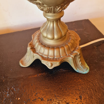 Table Lamp Brass Gold Gilt Vintage
