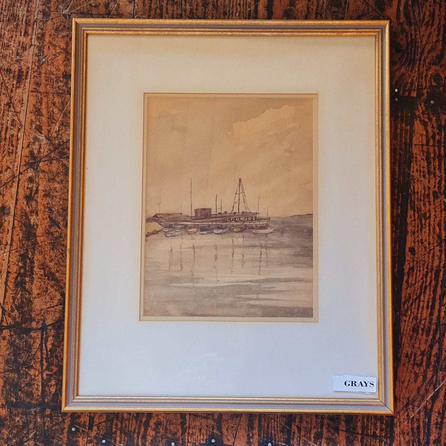 Seascape Painting Original Watercolour