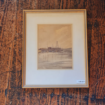 Seascape Painting Original Watercolour