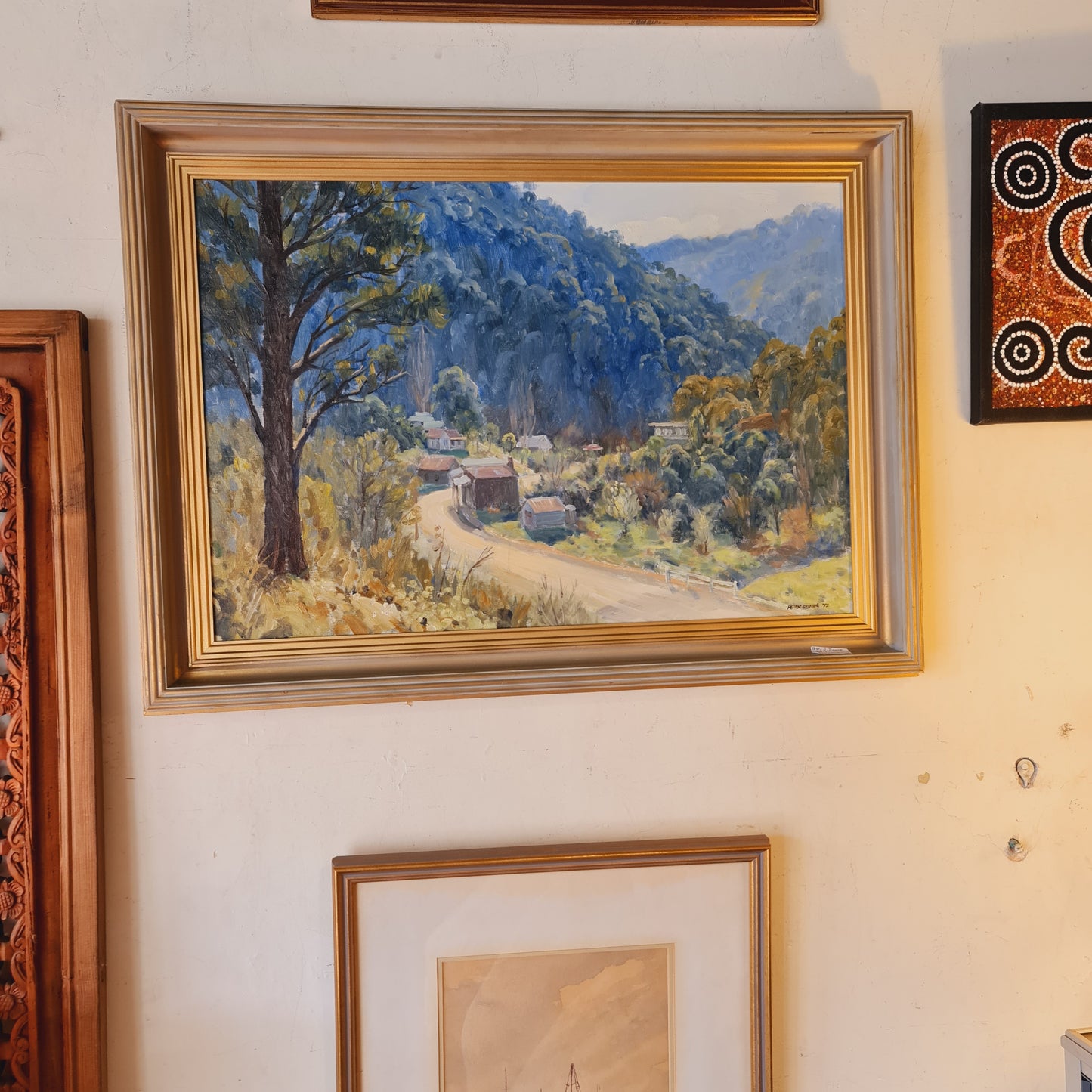 Landscape Painting Australian Country Peter E Dunne