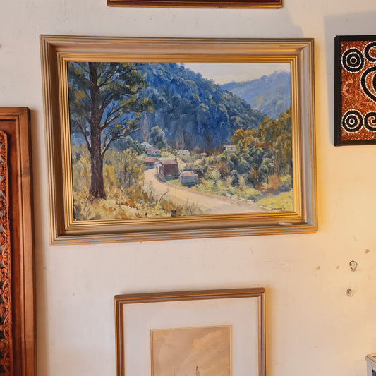 Landscape Painting Australian Country Peter E Dunne
