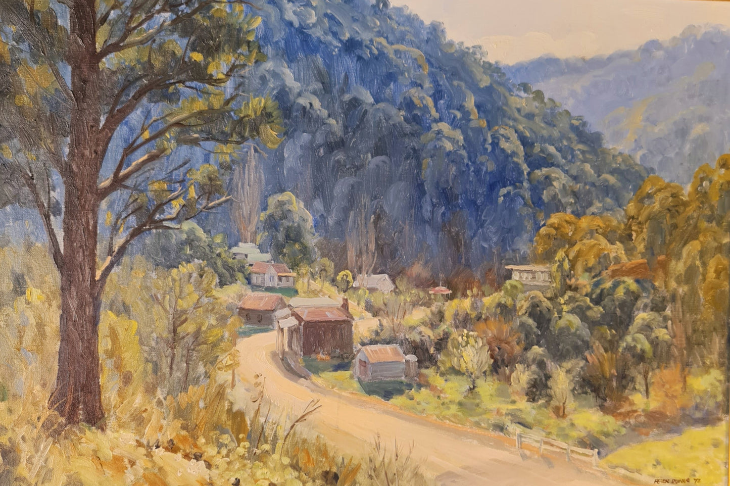 Landscape Painting Australian Country Peter E Dunne