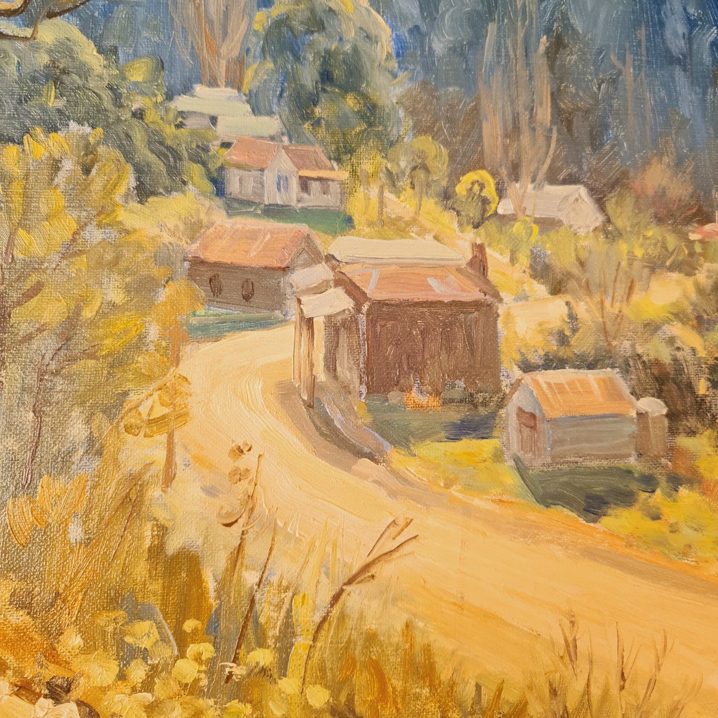 Landscape Painting Australian Country Peter E Dunne