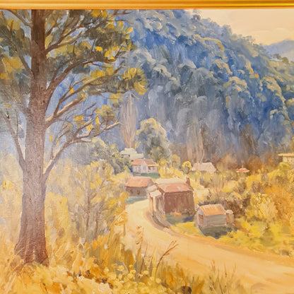 Landscape Painting Australian Country Peter E Dunne
