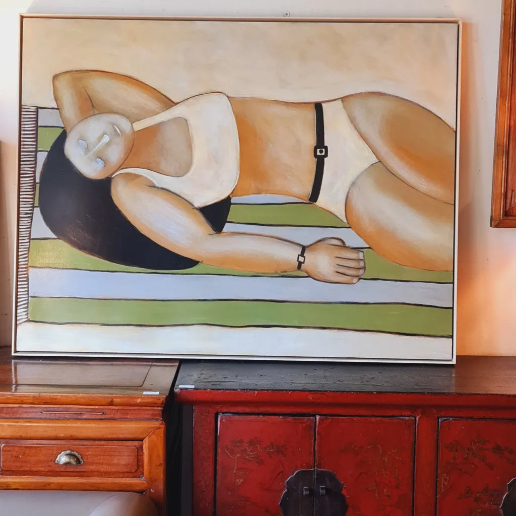 John Baird Artist Painting Original Large Female Life Painting