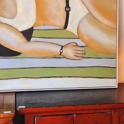 John Baird Artist Painting Original Large Female Life Painting