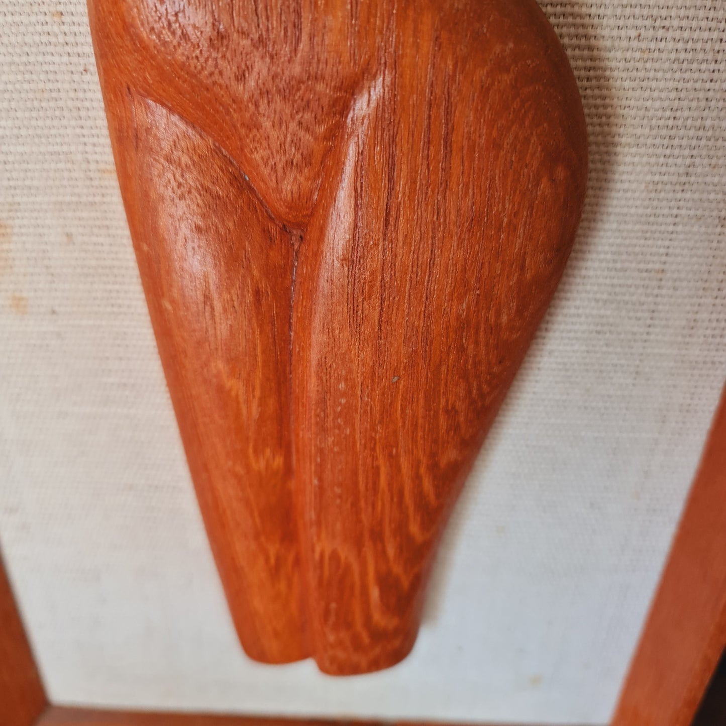 Teak Artwork Vintage Nude 1960