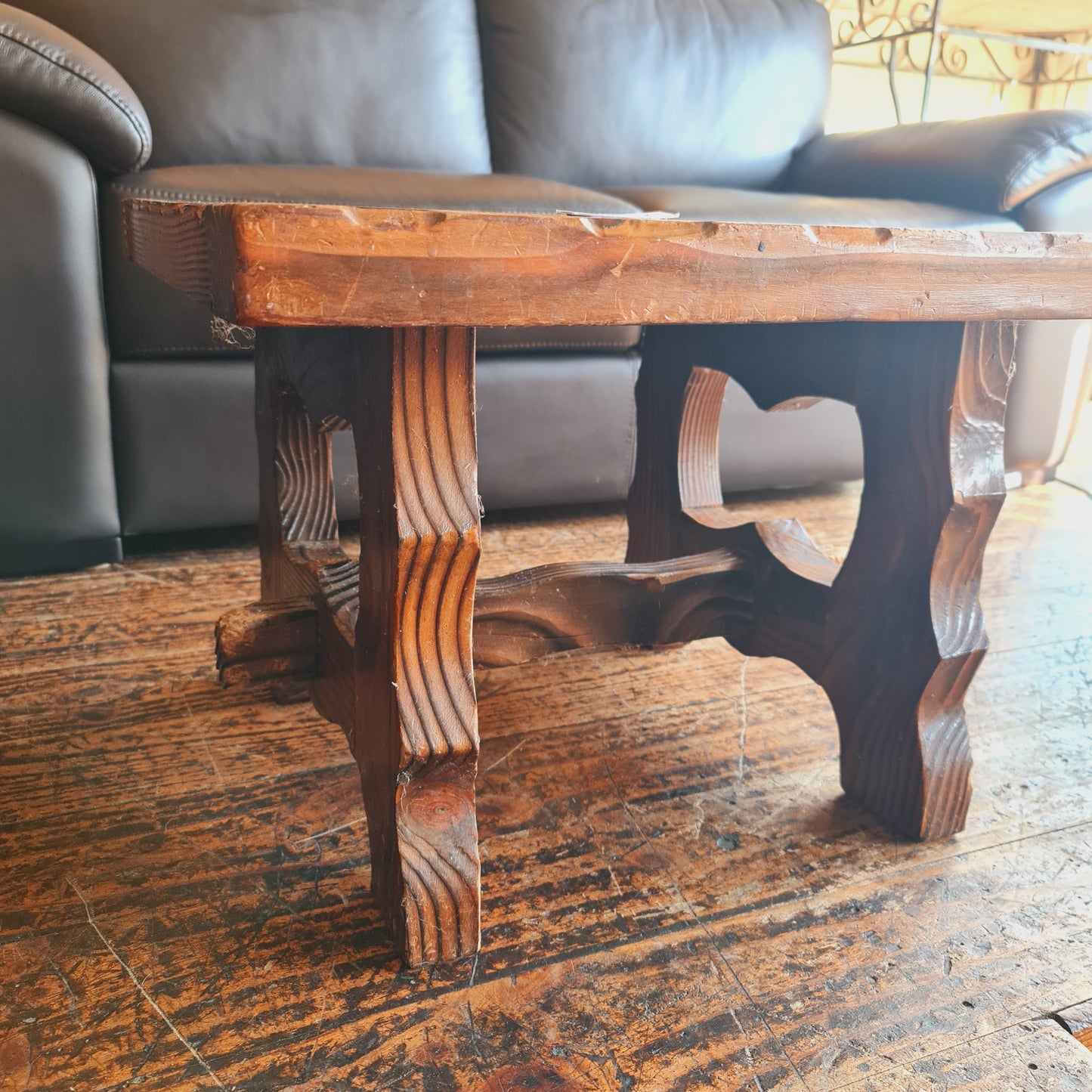 Coffee Table Tile Top Vintage