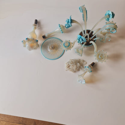 For Restoration Fragments Only 19th Century Glass Centrepiece Epergne