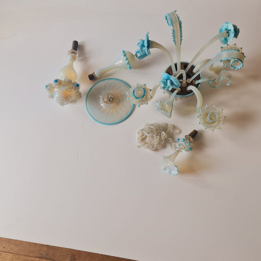 For Restoration Fragments Only 19th Century Glass Centrepiece Epergne
