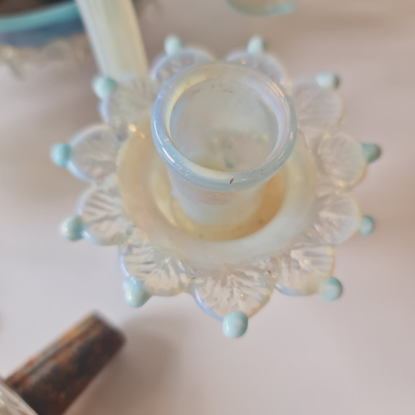 For Restoration Fragments Only 19th Century Glass Centrepiece Epergne