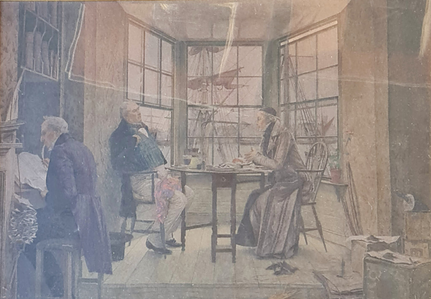 Maritime Print by Walter Dendy Sadler and Engraved by Eugene Gaujean