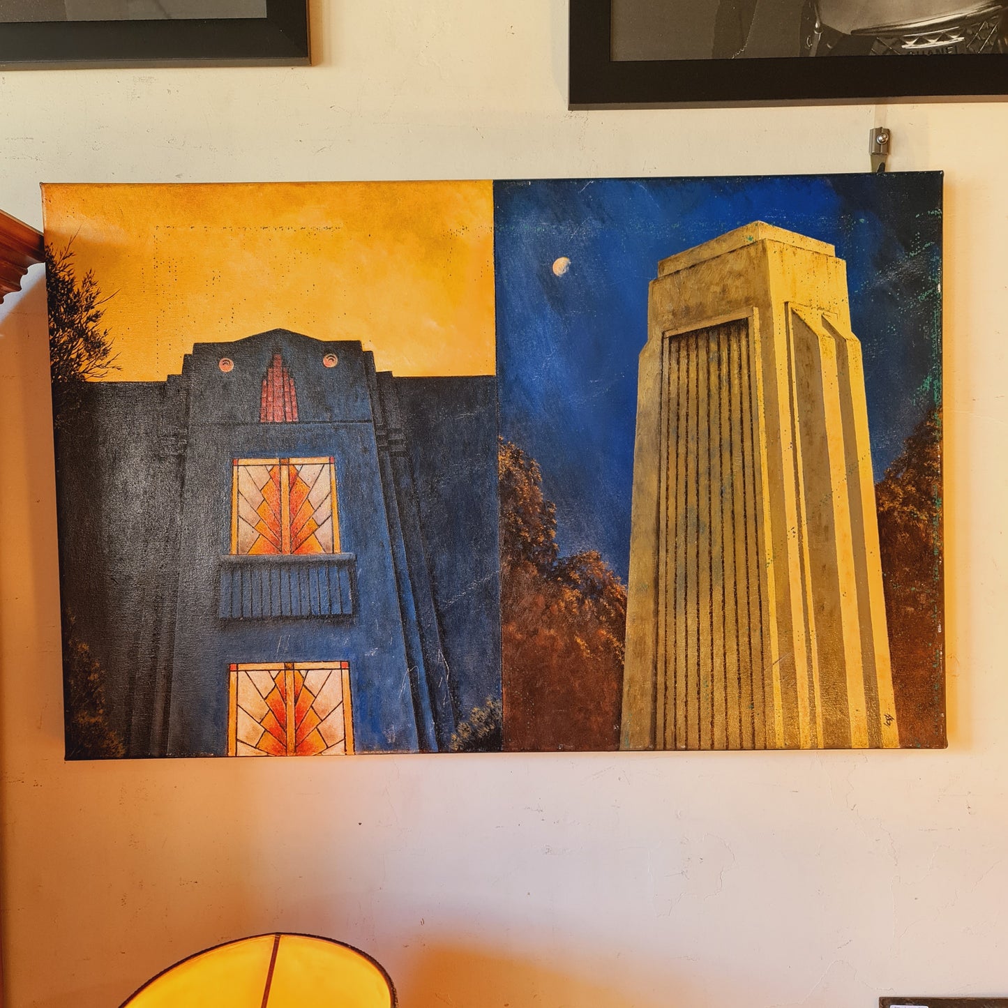 Original Oil Painting by Patrick Faulkner of the Palais St Kilda