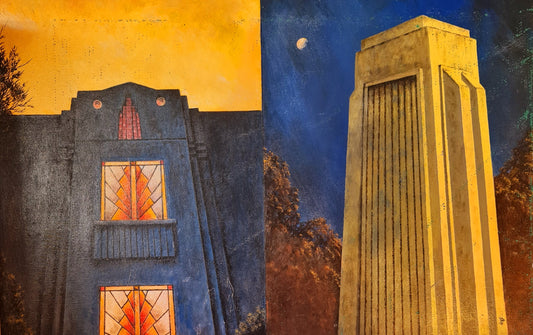 Original Oil Painting by Patrick Faulkner of the Palais St Kilda