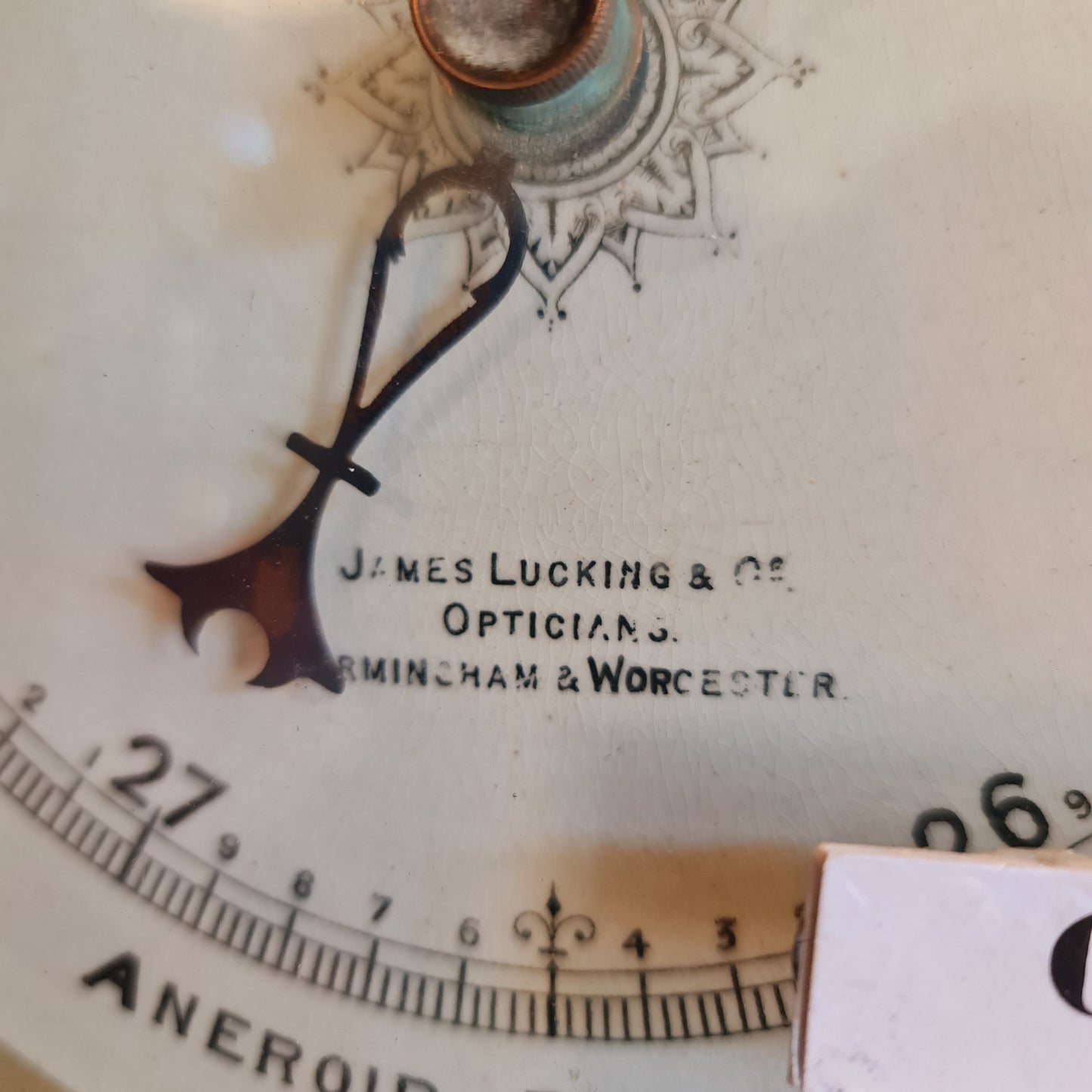 Antique Barometer with Thermometer by James Lucking England Victorian