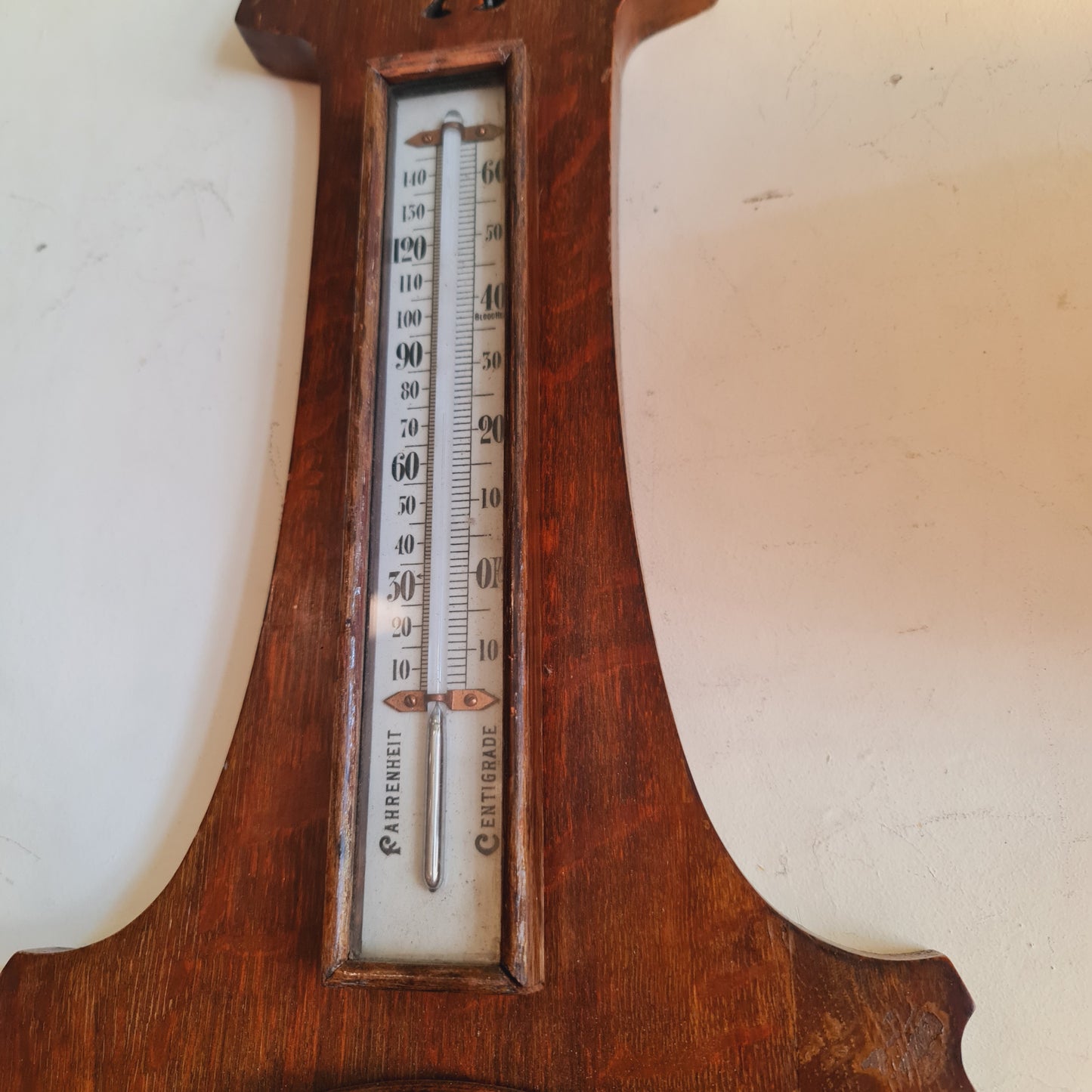 Antique Barometer with Thermometer by James Lucking England Victorian