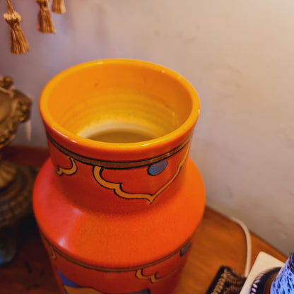An Orange Retro Style Vase