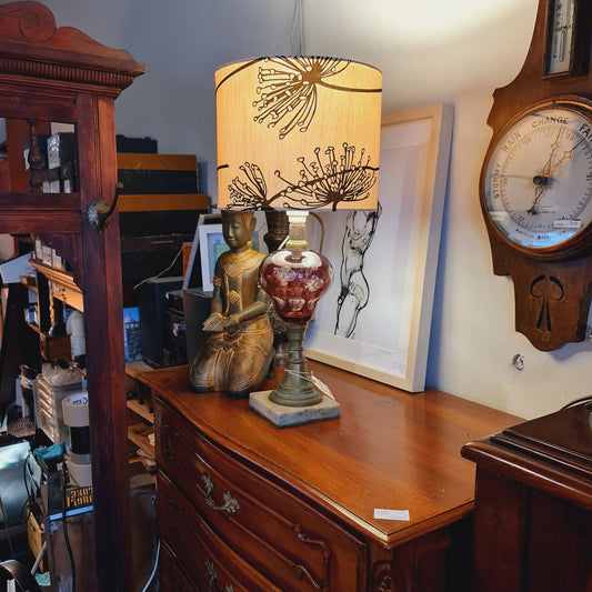 Table Lamp Glass Vintage