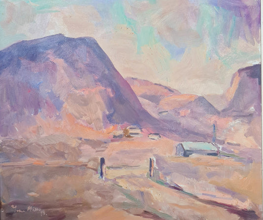Original Oil Painting Of the Strath Creek Region Victoria Australia by Yona Misso