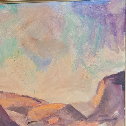 Original Oil Painting Of the Strath Creek Region Victoria Australia by Yona Misso