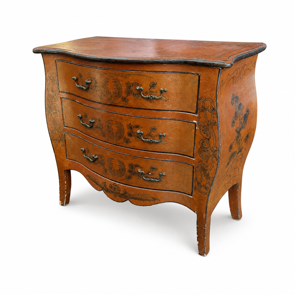 Small Bow Fronted Chest of Drawers