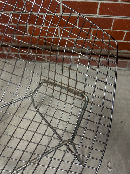 Bertoia Style Diamond Chair in Chrome