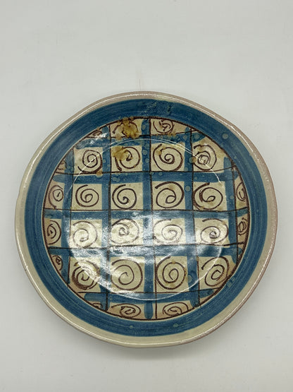Set of 3 Hand‑Painted Alessi Ceramic Plates – Caltagirone, Italy