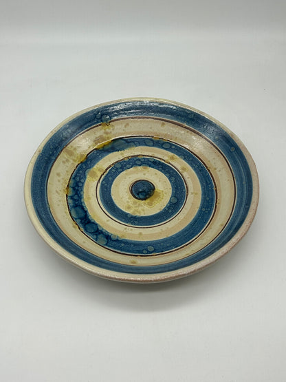 Set of 3 Hand‑Painted Alessi Ceramic Plates – Caltagirone, Italy